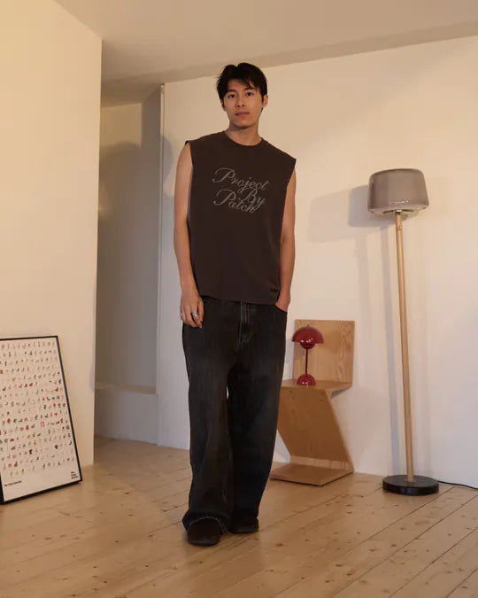 P.B.P VINTAGE LOOSE-FIT TANK TOP