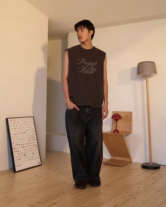 P.B.P VINTAGE LOOSE-FIT TANK TOP