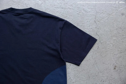 WODEN 2023 Spring & Summer Patchwork Stitching tee