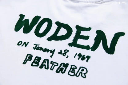 WODEN 2023 Spring & Summer 027 Flock printing earth tee 白