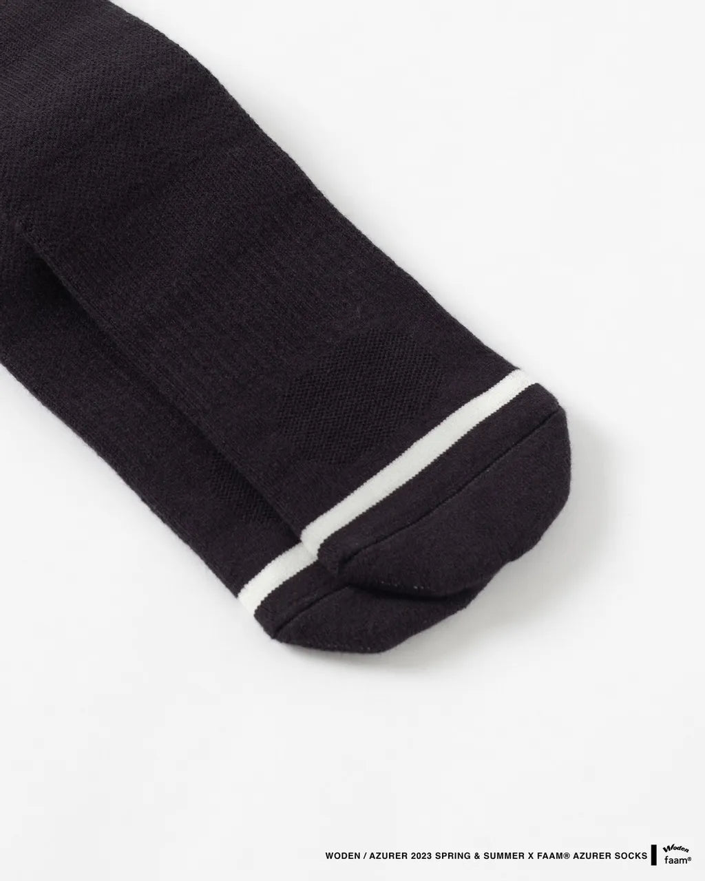 WODEN / Azurer 2023 Spring & Summer X faam® Azurer Socks 黑色