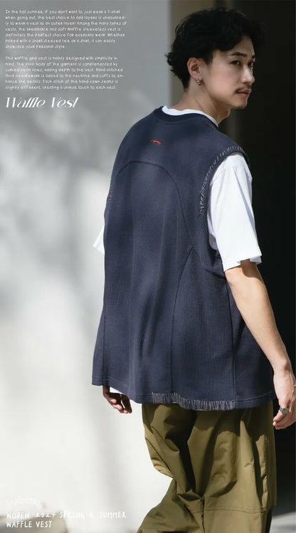 WODEN 2024 Spring & Summer 040 Waffle Vest