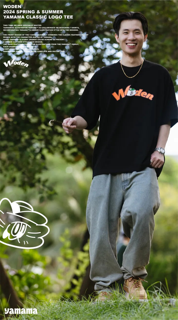 WODEN 2024 Spring & Summer 039 YAMAMA Classic LOGO Tee