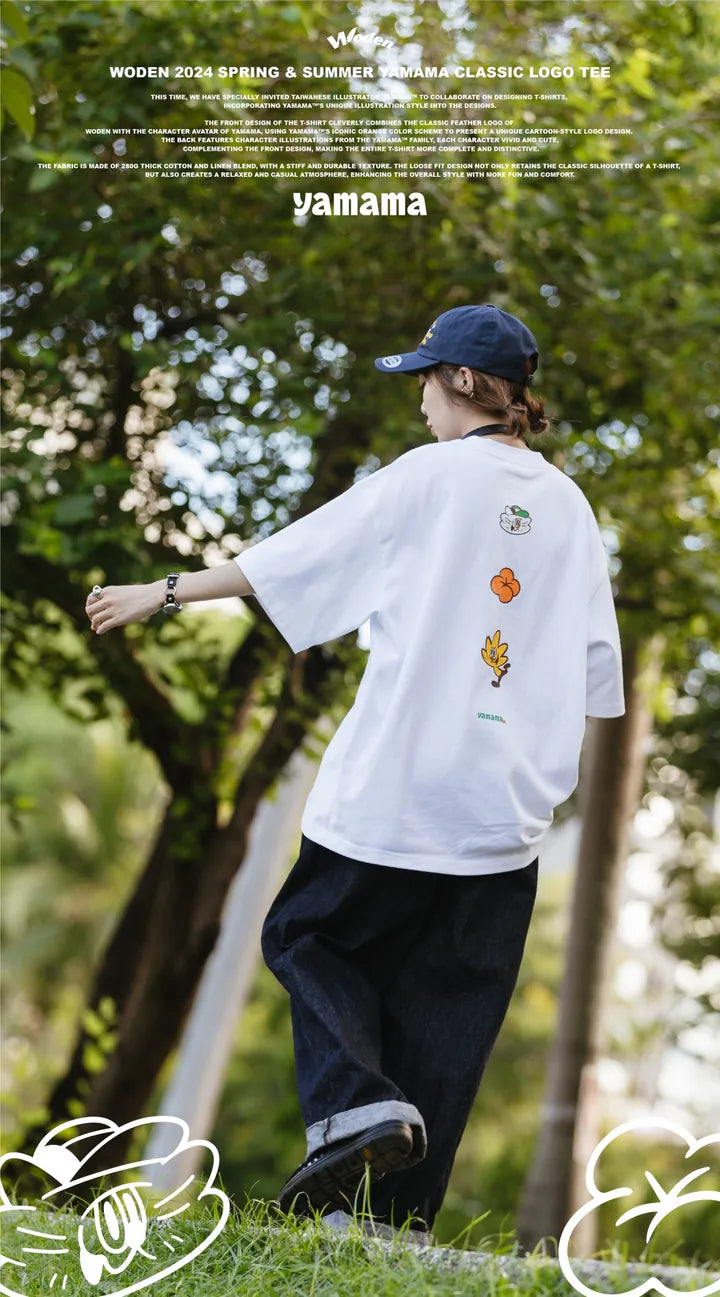 WODEN 2024 Spring & Summer 039 YAMAMA Classic LOGO Tee