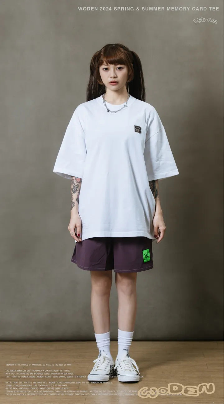 WODEN 2024 Spring & Summer 061 Memory Card Tee