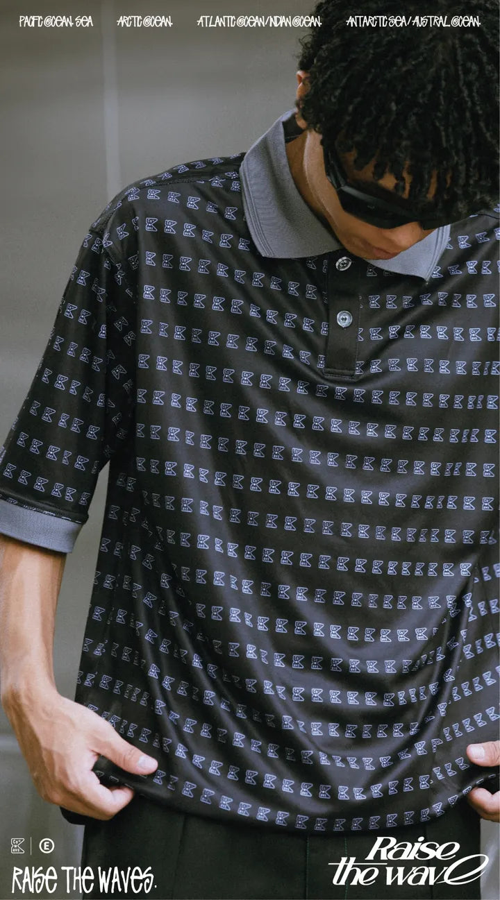 Cowave.tw 24SS Full Logo POLO SHIRT