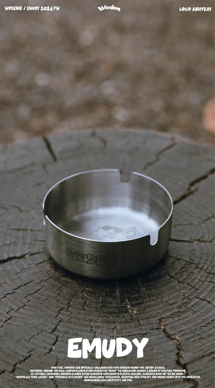 WODEN® / Emudy 2024 Fall & Winter 043 LOGO Ashtray