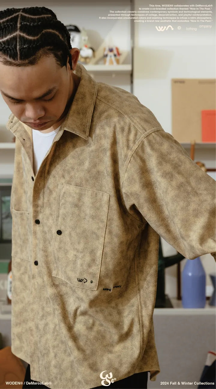 WODEN® / DeMarcoLab® 2024 Fall & Winter 051 Wash L/S Shirt