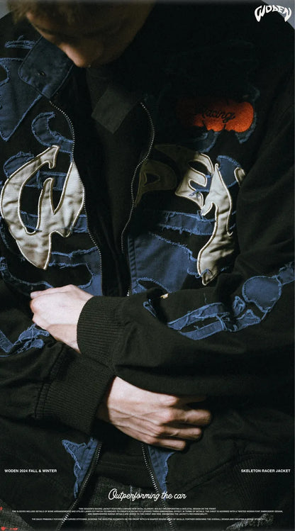 WODEN 2024 Fall & Winter 054 Skeleton Racer Jacket