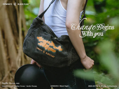 COWAVE® / Black flag® 2024-25 Fall & Winter Newsboy Bag