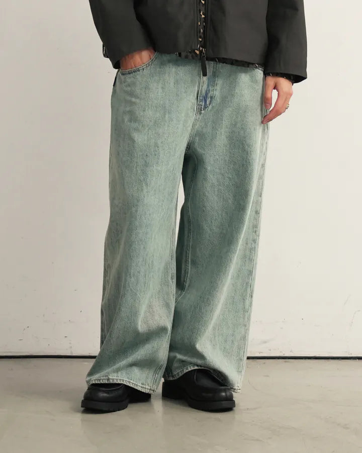 P.B.P WASHED BAGGY JEANS