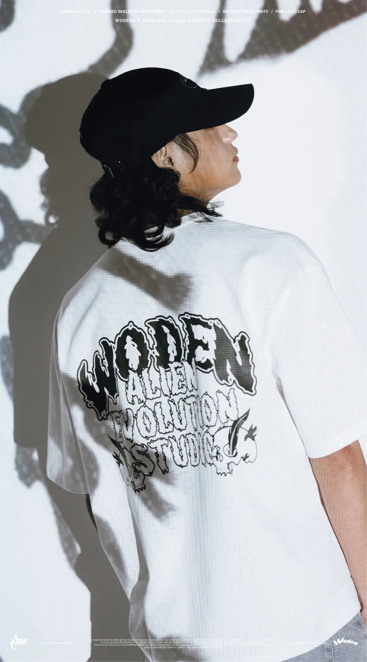 WODEN® X AES® 2024 Autumn & Winter 064 Fire LOGO Tee