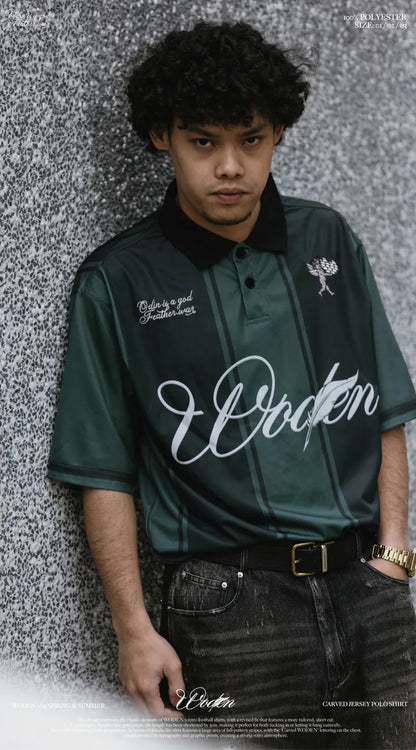 WODEN 2025 Spring & Summer 009 Carved Jersey POLO Shirt