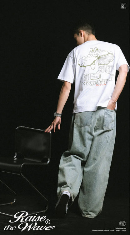 COWAVE 2025 Spring & Summer Mushroom illustration Tee