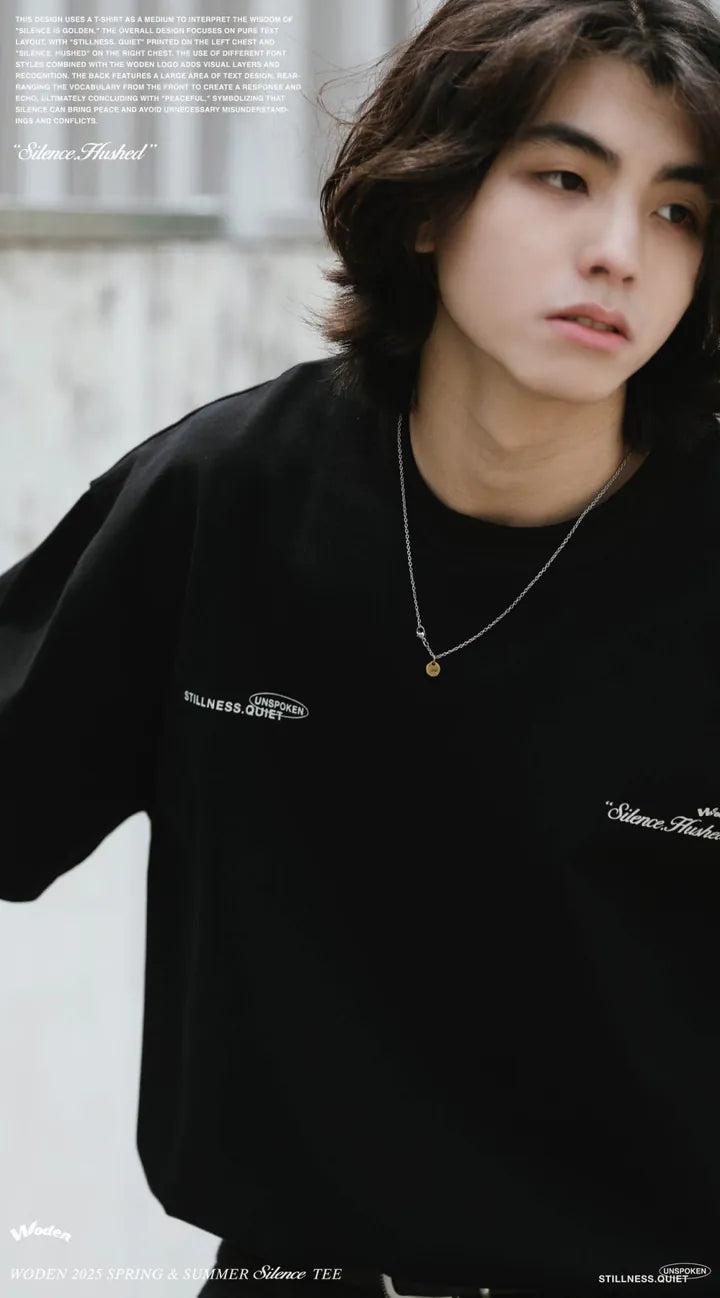 WODEN 2025 Spring & Summer 036 Silence Tee