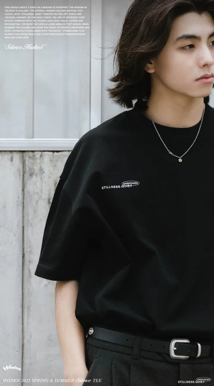 WODEN 2025 Spring & Summer 036 Silence Tee