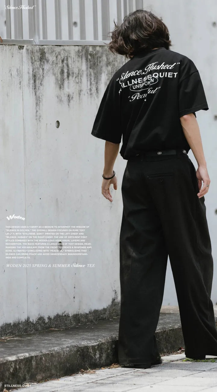 WODEN 2025 Spring & Summer 036 Silence Tee