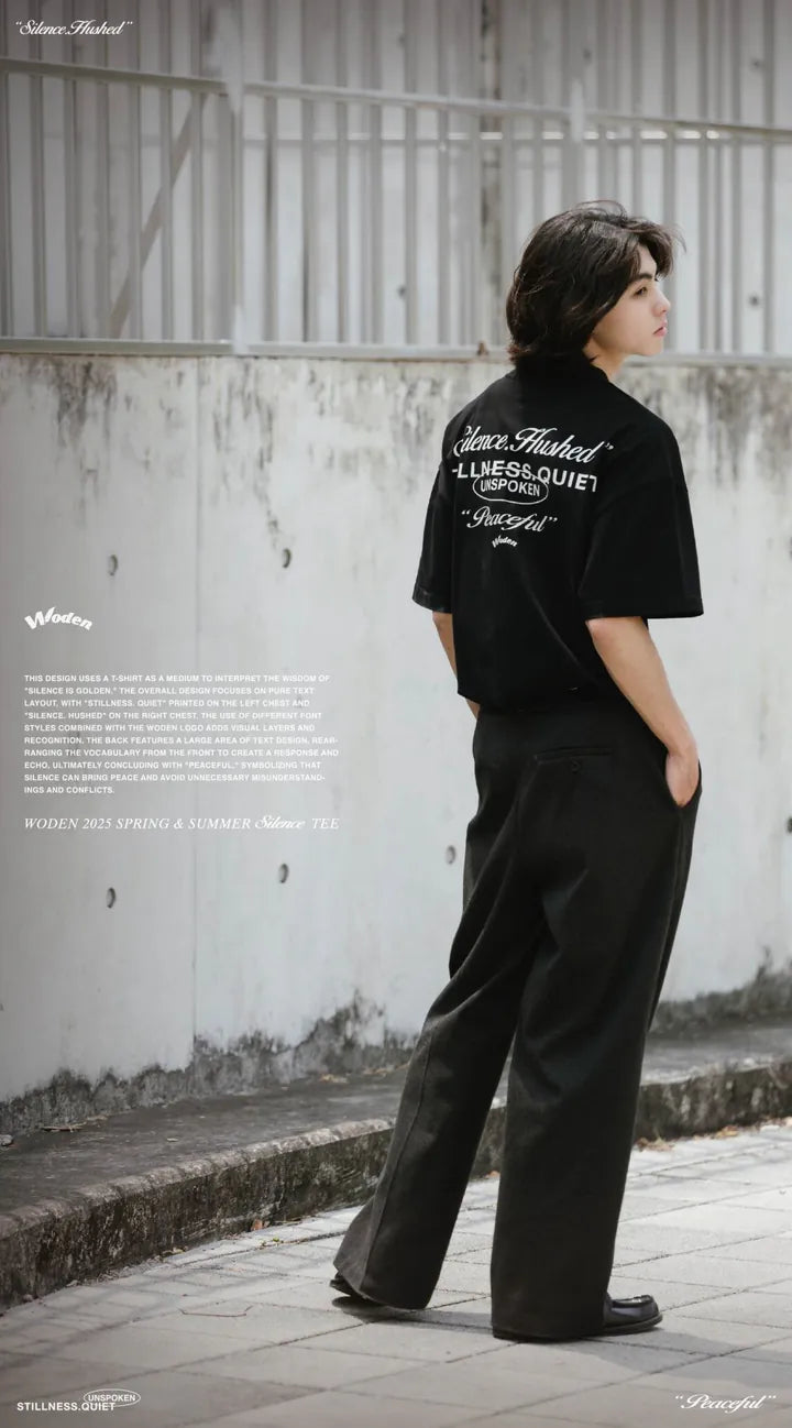 WODEN 2025 Spring & Summer 036 Silence Tee