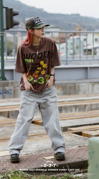 WODEN 2025 Spring & Summer 044 Sunny Lady Tee
