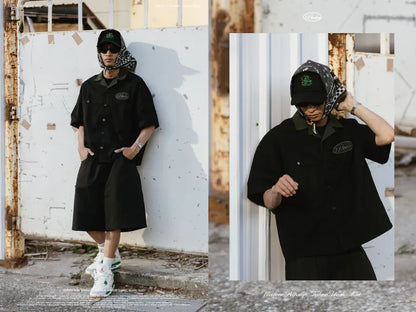 WODEN 2025 Spring & Summer 054 Ripstop Fabric Work Shirt