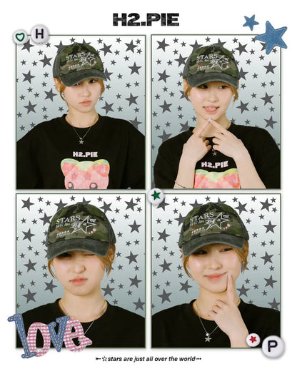 H2.PIE Camo Stars Cap