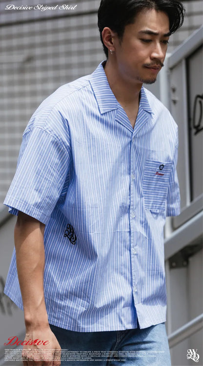 WODEN 2025 Spring & Summer 062 Decisive Striped Shirt
