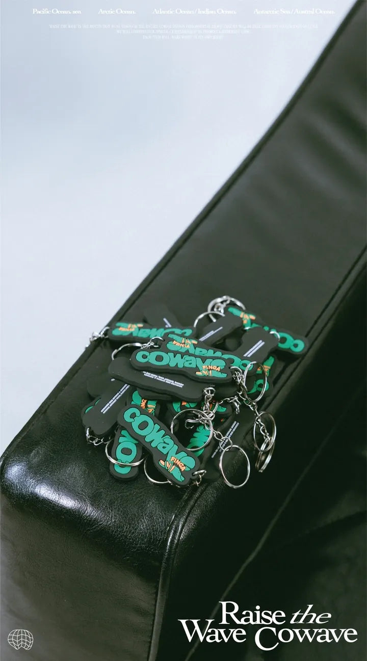 COWAVE 2023-24 Fall & Winter Finger LOGO PVC Key Ring