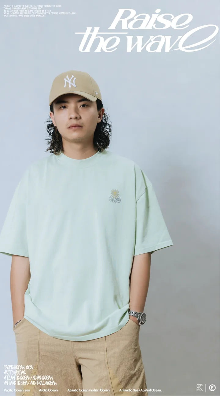 COWAVE 24SS Sunny man font tee
