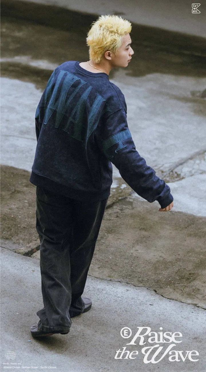 Cowave.tw 24FW Patchwork Fabric Sweatshirt