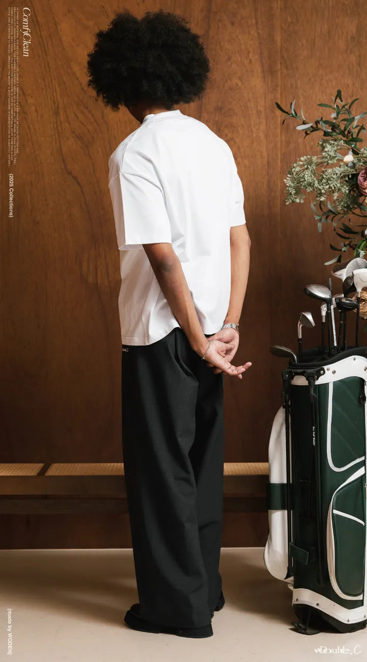 Double.C 2025 Fall & Winter Wide Leg Suit Pants(D-03)