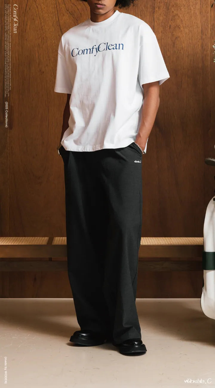 Double.C 2025 Fall & Winter Wide Leg Suit Pants(D-03)