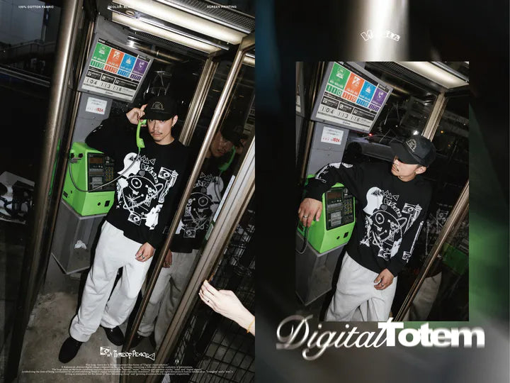 WODEN 2025 Fall & Winter 003 Digital Totem L/S Tee