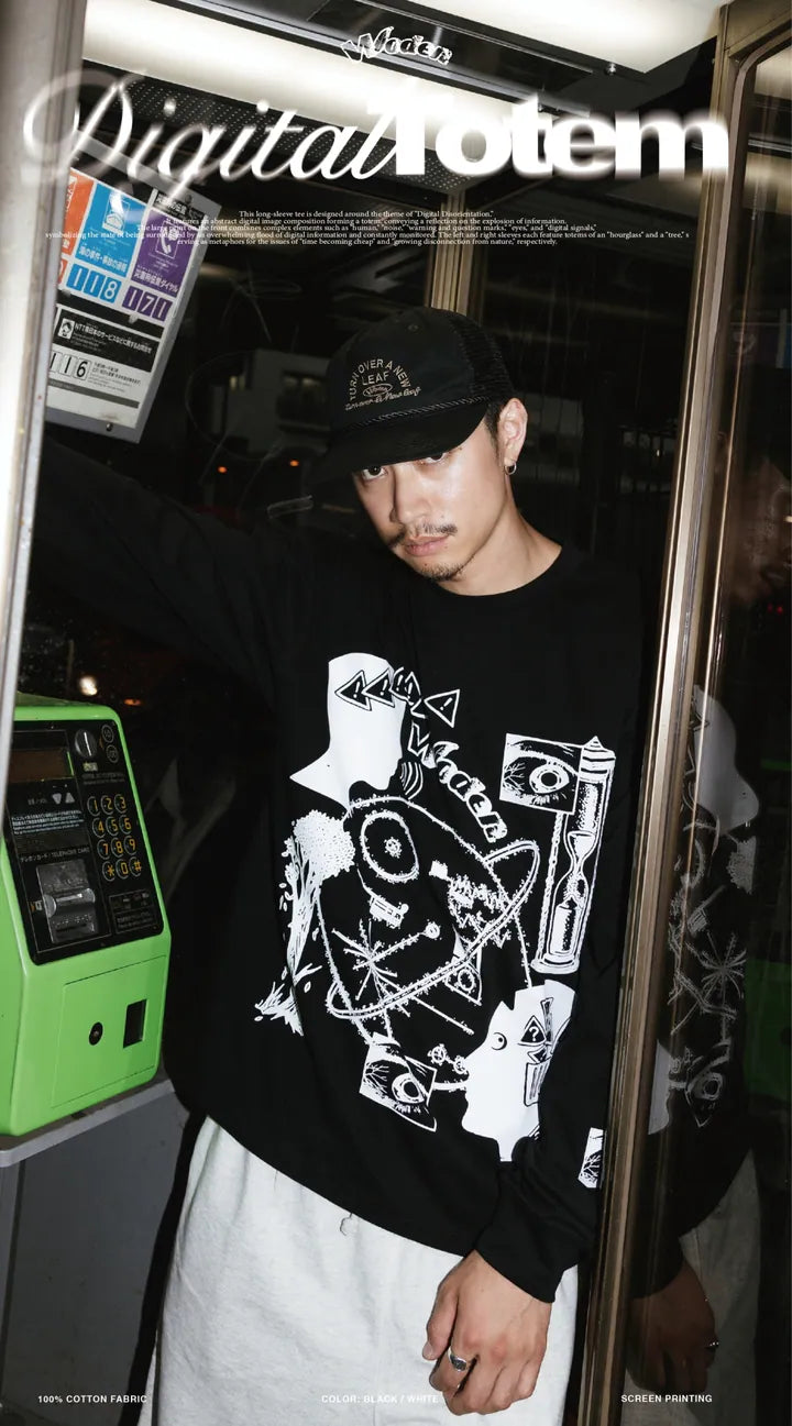 WODEN 2025 Fall & Winter 003 Digital Totem L/S Tee