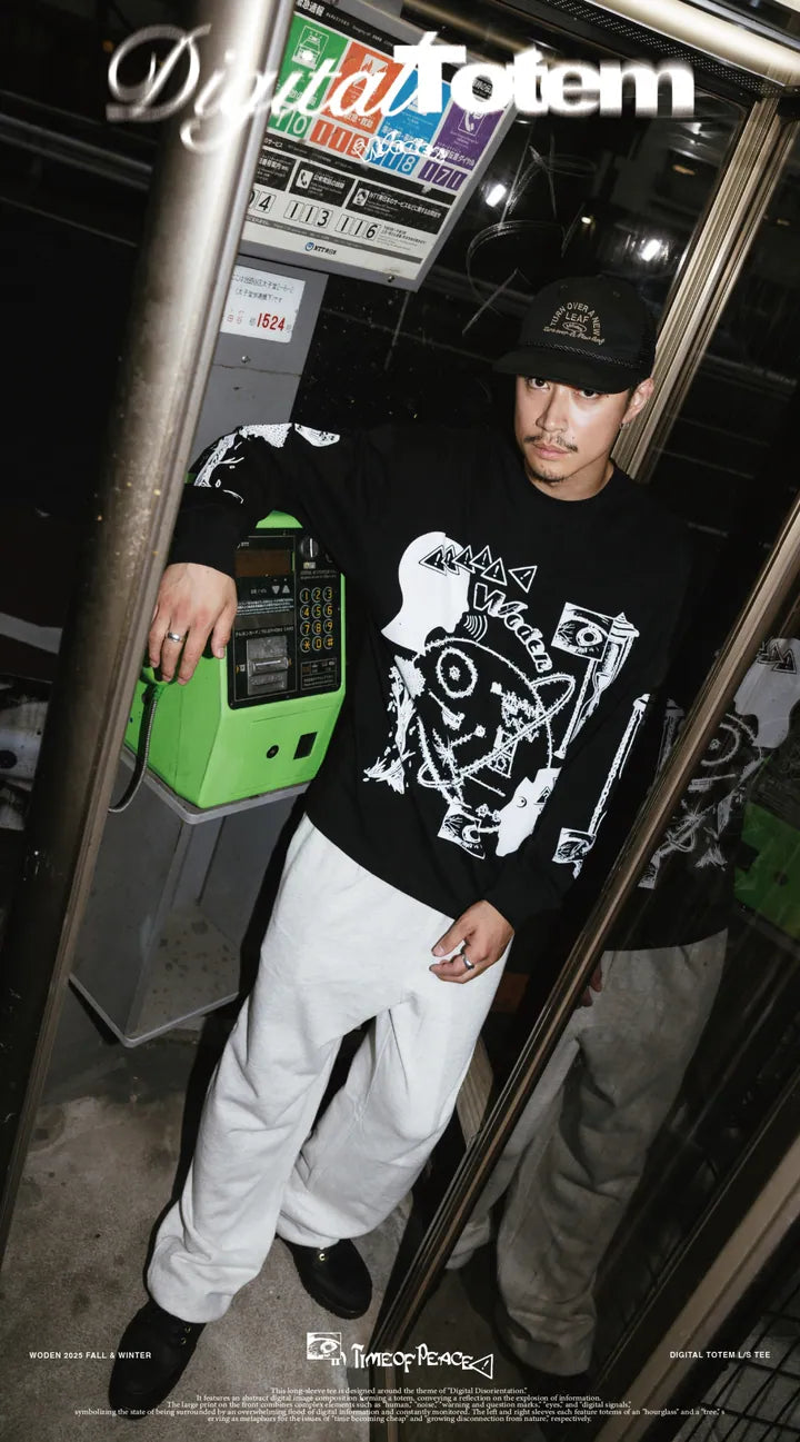 WODEN 2025 Fall & Winter 003 Digital Totem L/S Tee