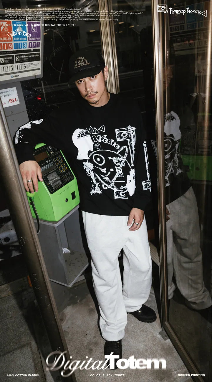 WODEN 2025 Fall & Winter 003 Digital Totem L/S Tee