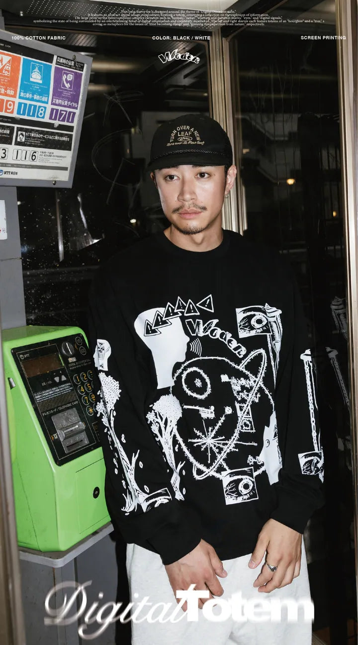WODEN 2025 Fall & Winter 003 Digital Totem L/S Tee