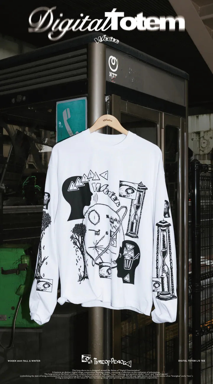 WODEN 2025 Fall & Winter 003 Digital Totem L/S Tee