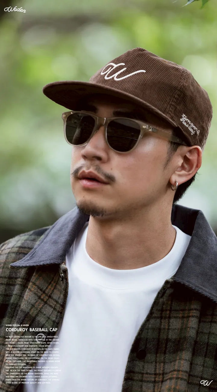 WODEN 2025 Fall & Winter 002 Corduroy Baseball Cap