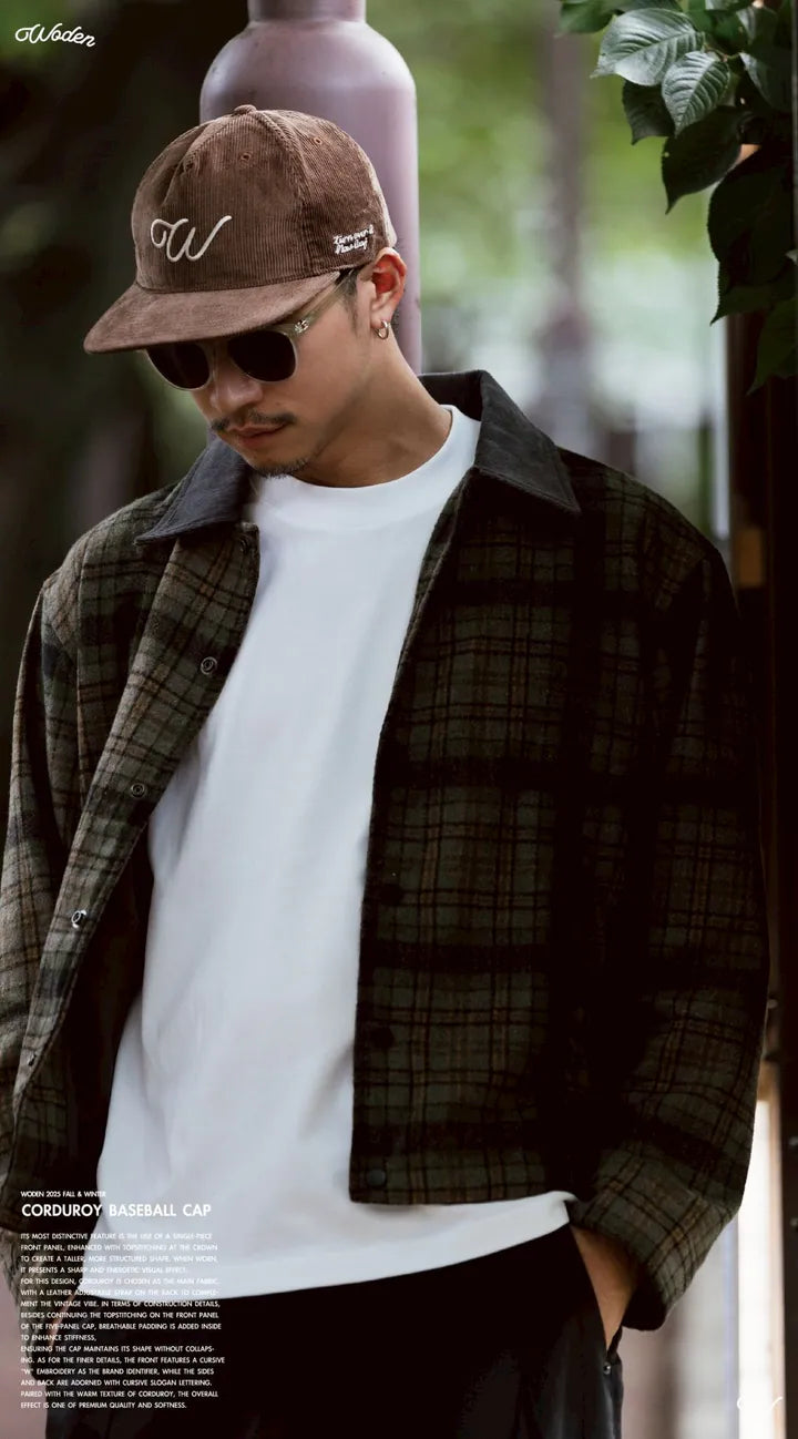 WODEN 2025 Fall & Winter 002 Corduroy Baseball Cap