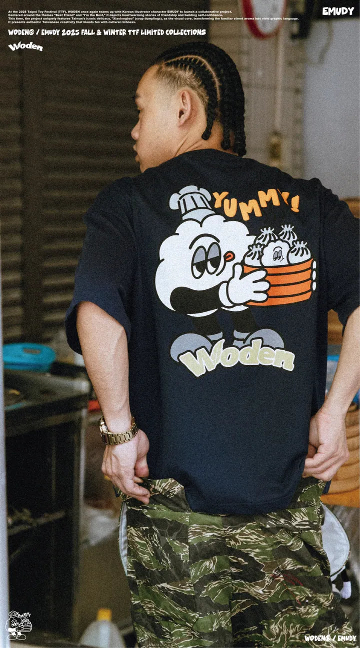 WODEN / EMUDY 2025 Fall & Winter 010 TTF XIAOLONGBAO TEE