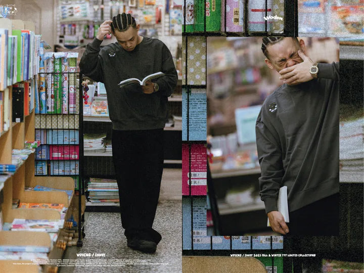 WODEN / EMUDY 2025 Fall & Winter 012 TTF I’M THE BEST Sweatshirt