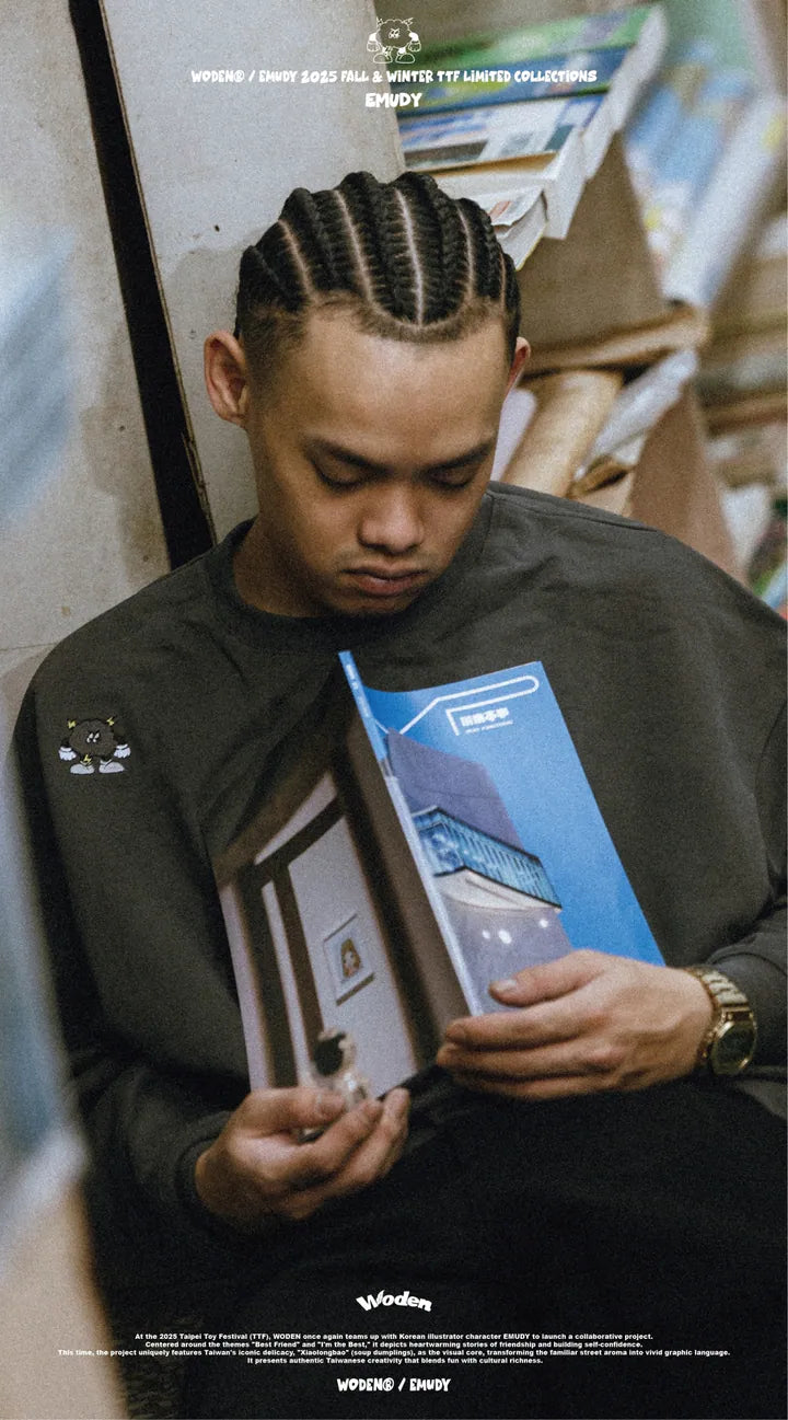 WODEN / EMUDY 2025 Fall & Winter 012 TTF I’M THE BEST Sweatshirt