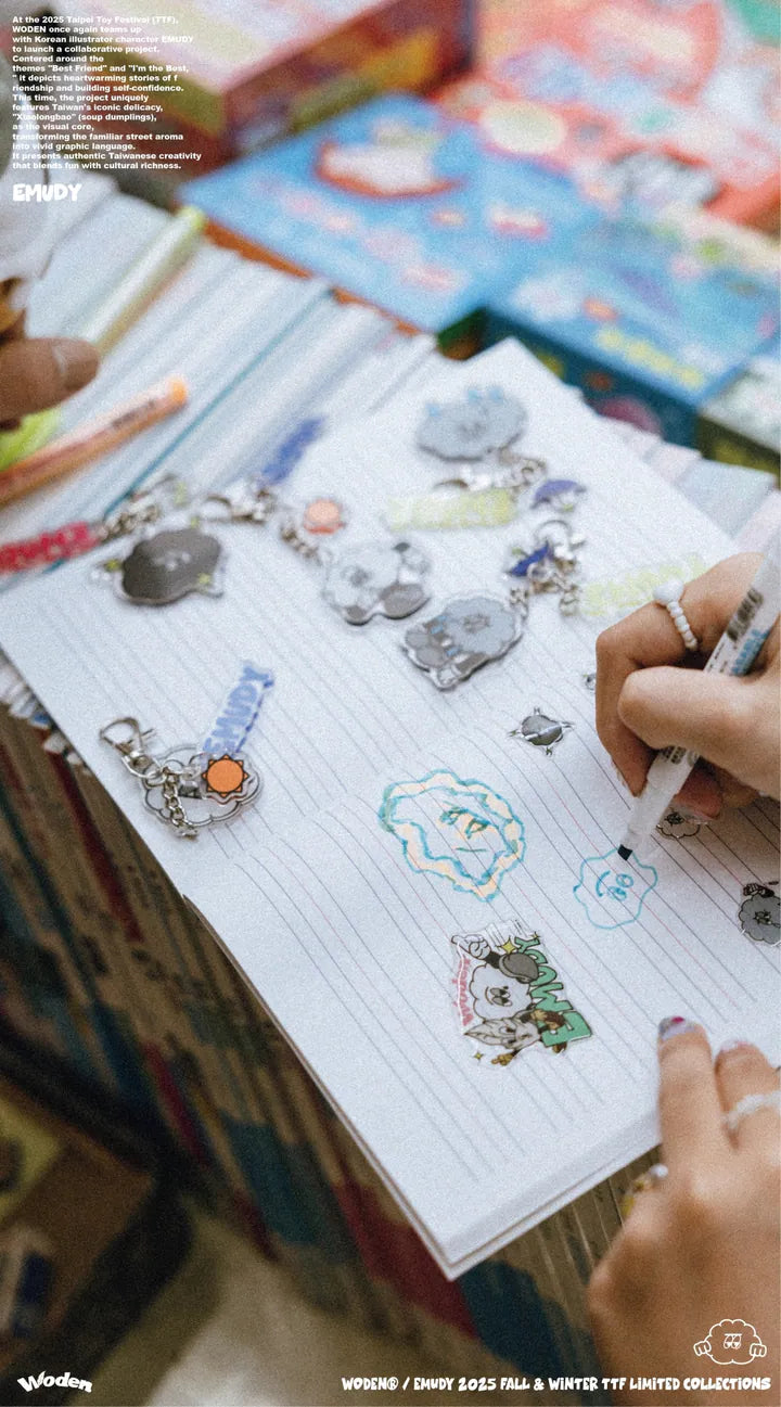 WODEN / EMUDY 2025 Fall & Winter 013 TTF 3D CRYSTAL STICKER