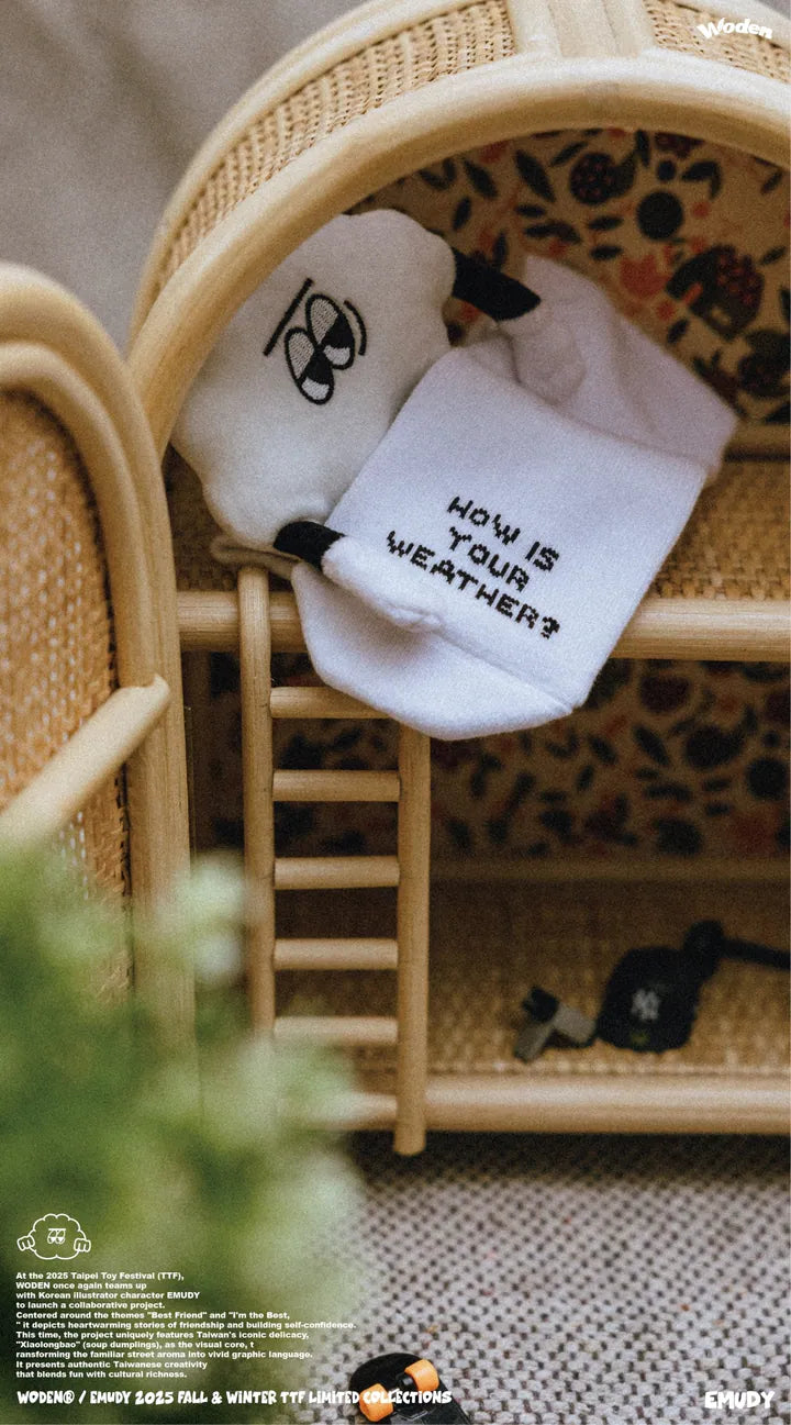 WODEN / EMUDY/ Faam 2025 Fall & Winter 015 TTF SOCK & PLUSH SET