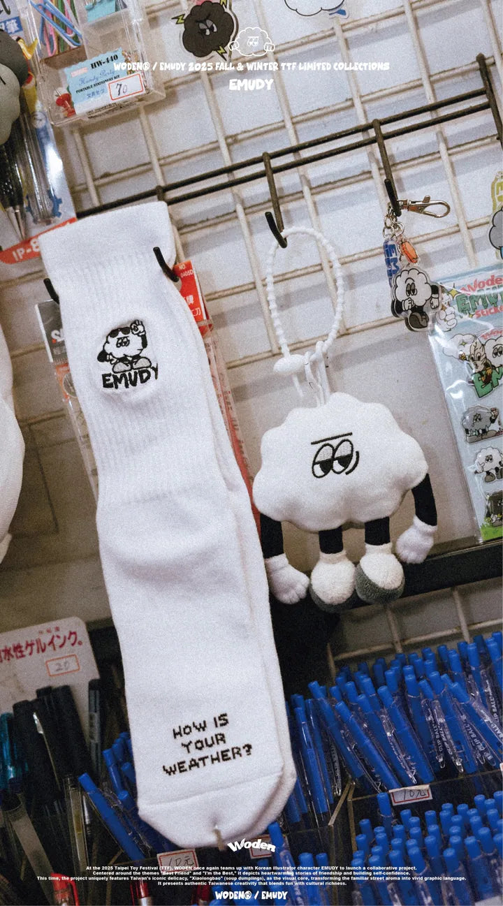 WODEN / EMUDY/ Faam 2025 Fall & Winter 015 TTF SOCK & PLUSH SET