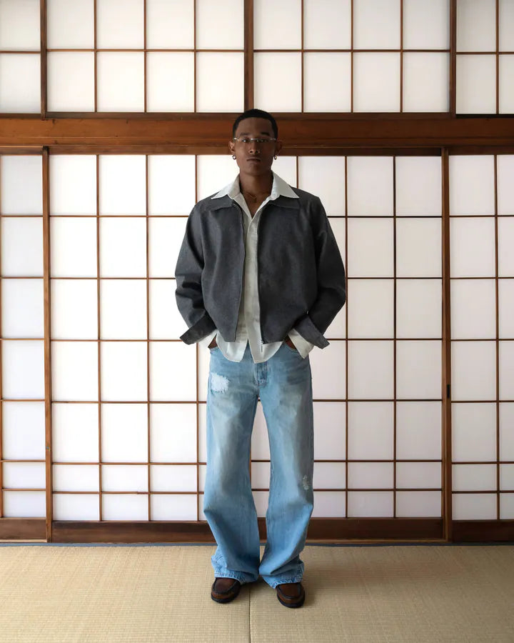 YANGI Wool-mixed Zipped Jacket