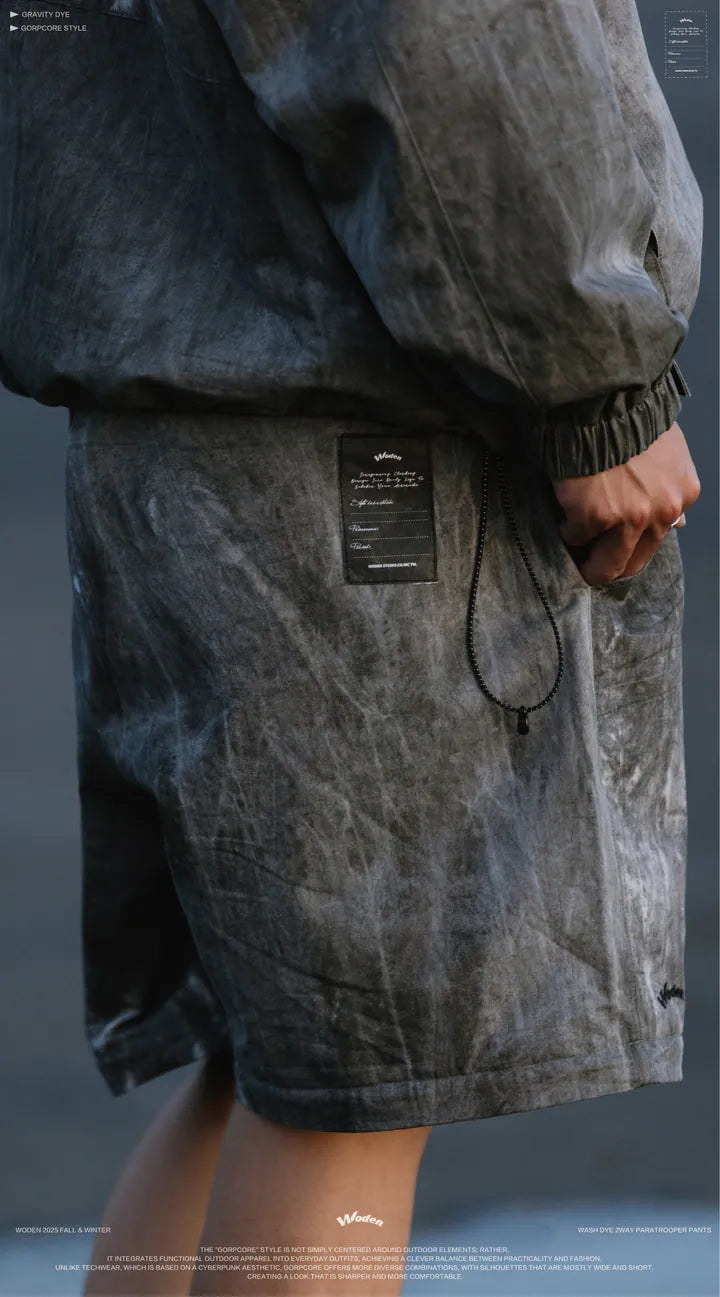 WODEN 2025 017 Wash Dye 2Way Paratrooper Pants