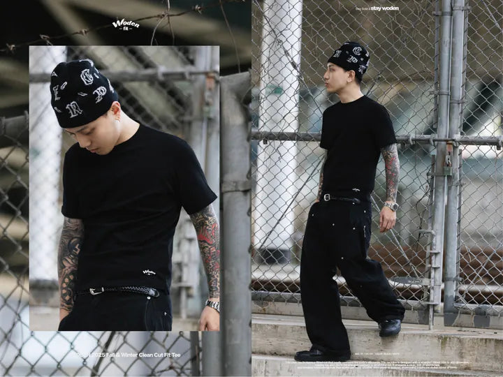 WODEN 2025 Fall & Winter 018 Clean Cut Fit Tee
