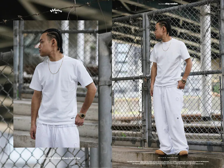 WODEN 2025 Fall & Winter 018 Clean Cut Fit Tee