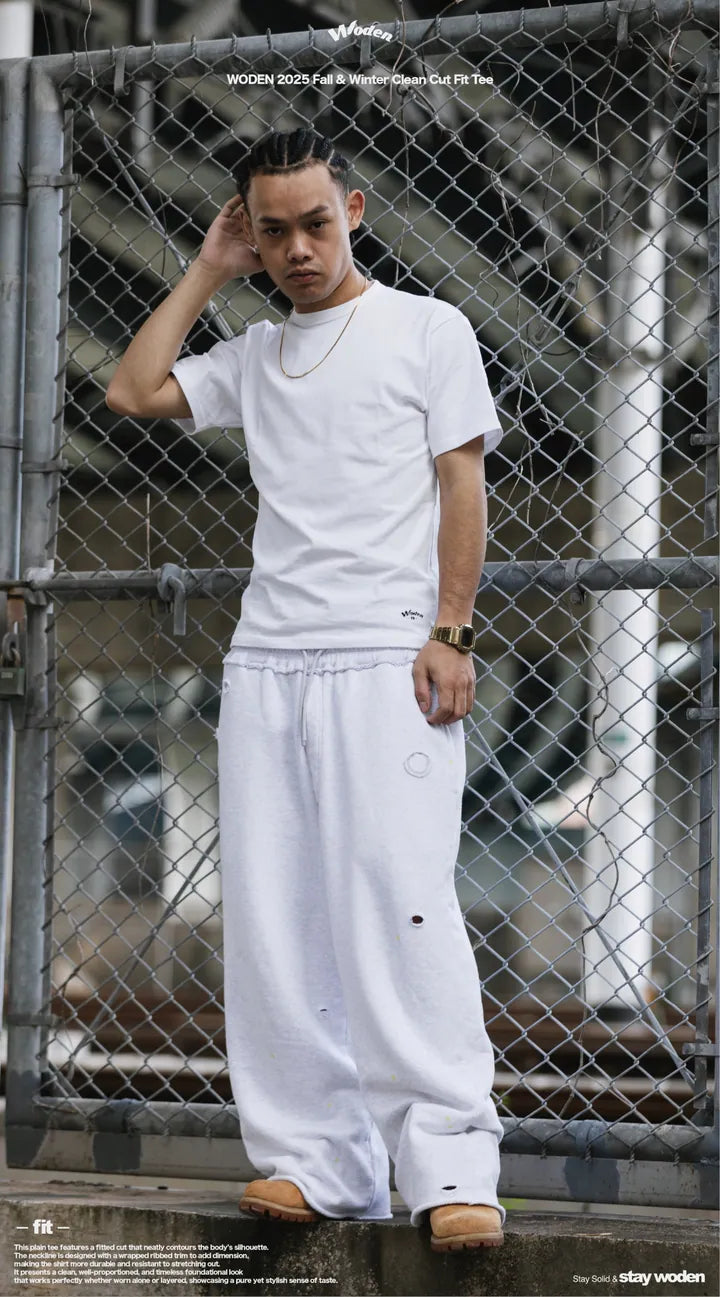WODEN 2025 Fall & Winter 018 Clean Cut Fit Tee